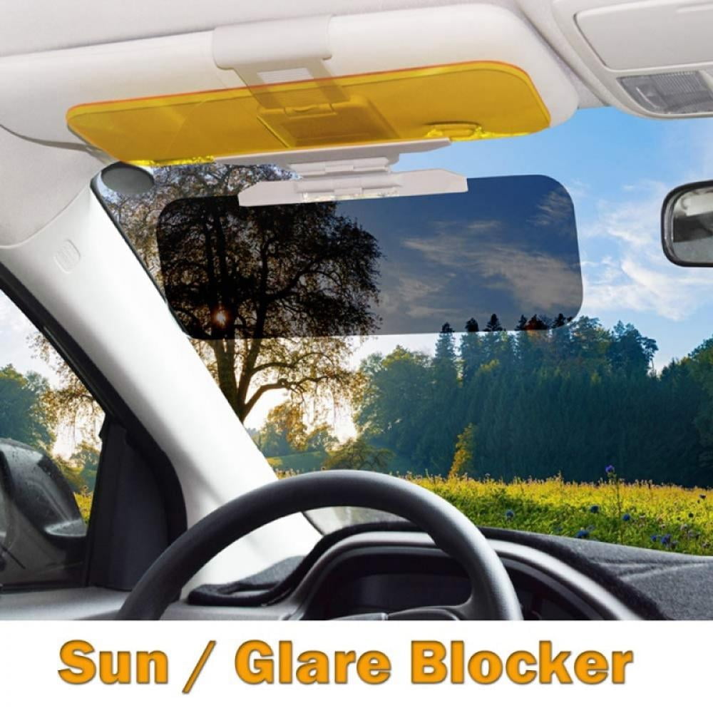 Car Sun Visor Extender Anti-Glare Visor Day and Night Visor Blocker Anti-Dazzle Windshield Driving Visor for Cars SUVs Trucks Trailers 