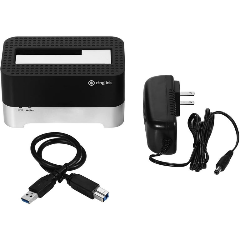 Hard Drive Dock Docking Station USB 3.0 to SATA 2.5/3.5 Inch Hard Drive  Docking Station with 3.3 Feet USB 3.0 Cable for HDD/SSD Support 8TB