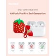 thumbnail image 4 of Funda de silicona 3D de fresa para AirPods Pro de NexShell, 4 of 7