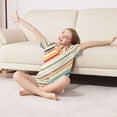 thumbnail image 3 of FORMRS Kids Short Sleeve Top and Pants Pajama Set Unisex Satin 2-Piece Sleepwear, Sizes 5-6Y, Striped Pattern, 3 of 8