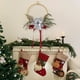 thumbnail image 4 of Western-style Wedding Bridal Hand Wreath Christmas Party Decoration Metal Wreath Bow Home Wall Hanging Wreath, 4 of 6