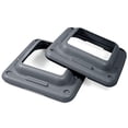 thumbnail image 1 of Yes4All Adjustable Aerobic Step Risers for Aerobic Stepper Platform – Health Club Size – Support up to 300 lbs (Grey - Pair), 1 of 6