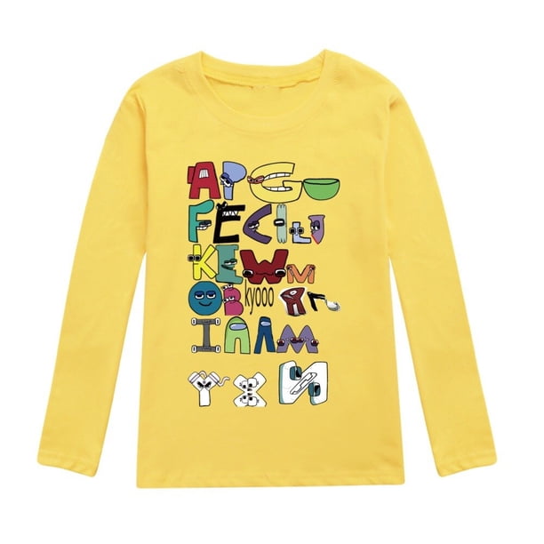 Sudadera con estampado de alfabeto lol para niños, sudadera de manga larga para niños y niñas, sudadera con capucha para niños pequeños + sombrero para el sol, regalo de Navidad de dibujos animados AZ zhangyuxiang LED