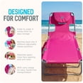 thumbnail image 3 of Ostrich The Original Chaise Lounge Beach Chair and Custom Fitted Towel Cover, 3 of 12