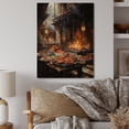 thumbnail image 2 of Designart "A Lively Food Barbecue wall art II" Food & Beverage Print on Natural Pine Wood, 2 of 5