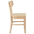 thumbnail image 5 of Linon Farren Wood Commercial Grade Set of Two Chairs in Unfinished Brown, 5 of 16