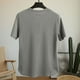 thumbnail image 4 of Tops para hombre, blusas y camisas de manga corta con cuello redondo para hombre, blusas casuales deportivas cómodas de color liso para hombre, blusas de manga corta con cuello redondo para hombre, 4 of 9