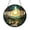 Acrylic 3.5 Inch, variant on Mystical Forest Crystal Orbs Illustration Stained Glass Style Window Suncatcher Decor, Fantasy Home Accent Gift