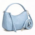 thumbnail image 7 of Crescent Shoulder Bag Crossbody Bags for Women, Trendy Woven Leather Bag Cute Hobo Tote Handbag Purse, with Adjustable Strap, Blue, 7 of 7