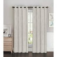 thumbnail image 5 of Faux Suede Room Darkening 108 x 96 in. Grommet Curtain Panel Pair, 5 of 7