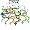 Rubber Rainforest Snakes - 1 -14 Inches - Snake Toys For Children, Gag toys, Prank, Prop, Gardens, Party Favors, Halloween & Decorations - Kidsco