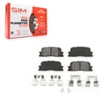 thumbnail image 1 of SIM Rear Semi-Metallic Disc Brake Pads SIM-885 for Car Toyota Camry Highlander Lexus ES330 ES300, 1 of 8