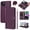 Red, variant on Furiet Argyle Wallet Case for iPhone 15 Pro Max 6.7 inch with Tempered Glass Screen Protector Wrist Strap Shoulder Strap, Card Slots Stand Phone Cover for i Phone15 15Pro i15 ProMax 15ProMax Black