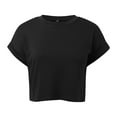 thumbnail image 4 of TYGHBN Loose Casual Round Neck Solid Color Short Sleeved Shirt for Women Workout Shirts Women Neck Tee Shirt and Shirt Long Sleeves Shirt Women Women Tees and Tops Loose Womens Athletic Top Spandex, 4 of 4