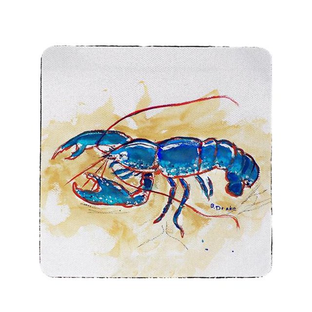 Betsy Drake CT381 sous-Verre Homard Bleu - Ensemble de 4
