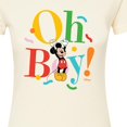 thumbnail image 3 of Disney - Mickey Oh Boy  - Juniors Fitted Graphic T-Shirt, 3 of 5
