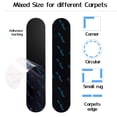 thumbnail image 3 of Dinheiro Rugs Corners Flat - Adhesivo antideslizante para pisos de madera y baldosas - Protector de tapete antideslizantestyle1:style1;, 3 of 6