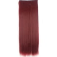 thumbnail image 2 of LELINTA 30" Women Ladies Long Straight 5 clips one piece 3/4 Full Head Clip in Hair Extensions, 2 of 2