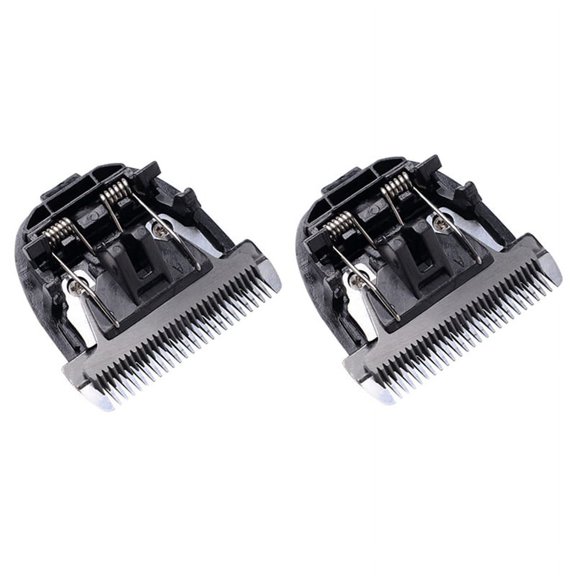2X Black Ceramic Titanium Knife Pet Dog Hair Trimmer Blade Clipper for P2 P3 P6 P9 S1 ZP-295 ZP-293 4
