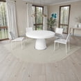 thumbnail image 7 of John Dining Table, 53 Inch Round Top, Modern Cone Base, White, Steel, 7 of 7