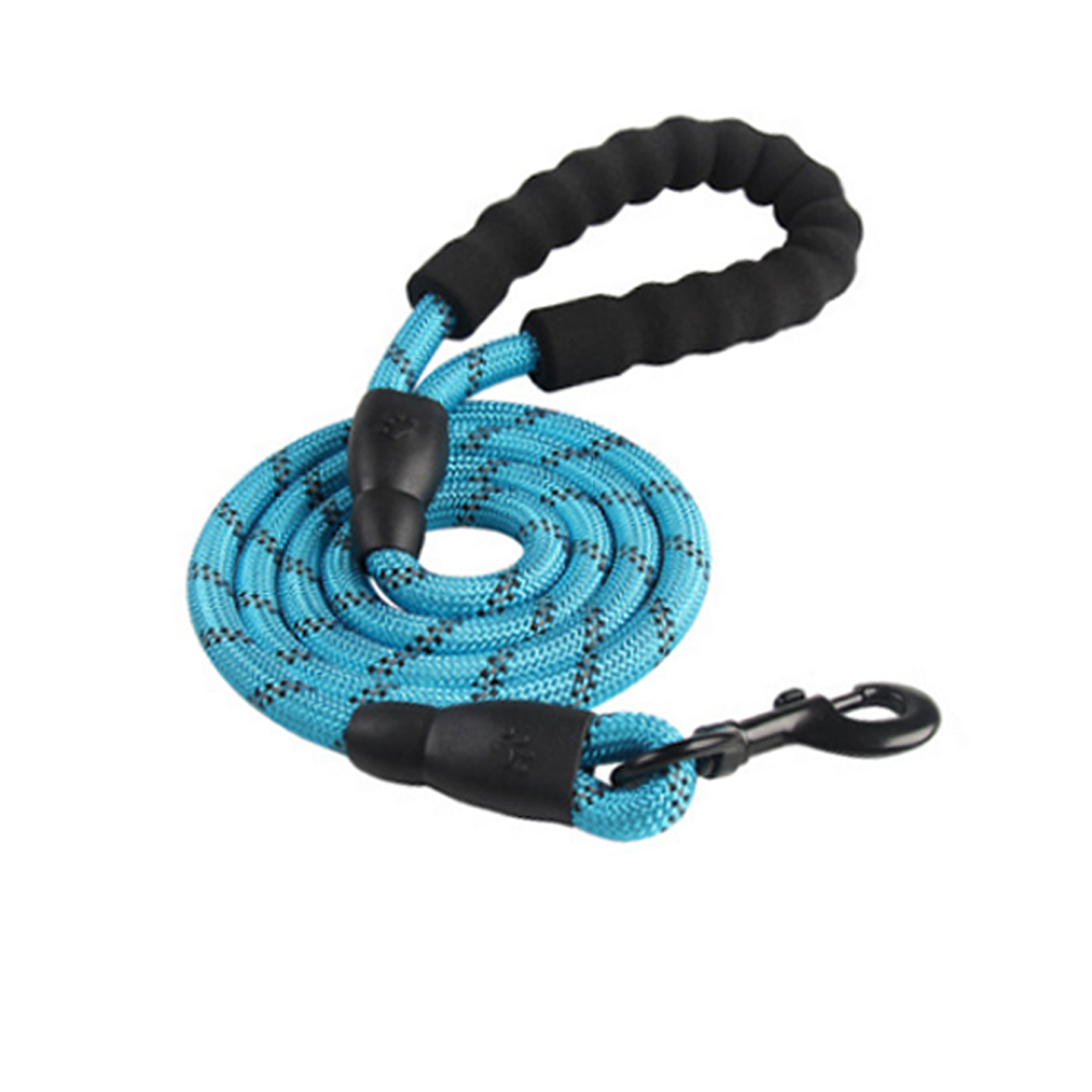4ft-Teal green climbing rope dog leash