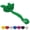 Green, variant on SAFEJAWZ Football Mouth Guard, Sports Lip Guard with Connected Strap, Adult and Youth Mouthpiece, One Size Black