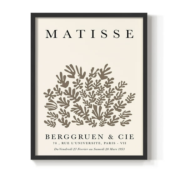 Matisse CCXXI in Solid Wood 8 x 10 Framed Print