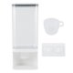 thumbnail image 1 of Dispensador de Alimentos Secos de Pared, PláStico Transparente, Dispensador de Alimentos Secos, Caja de Almacenamiento de Frutas de Alimentos Secos-1500ML, 1 of 1