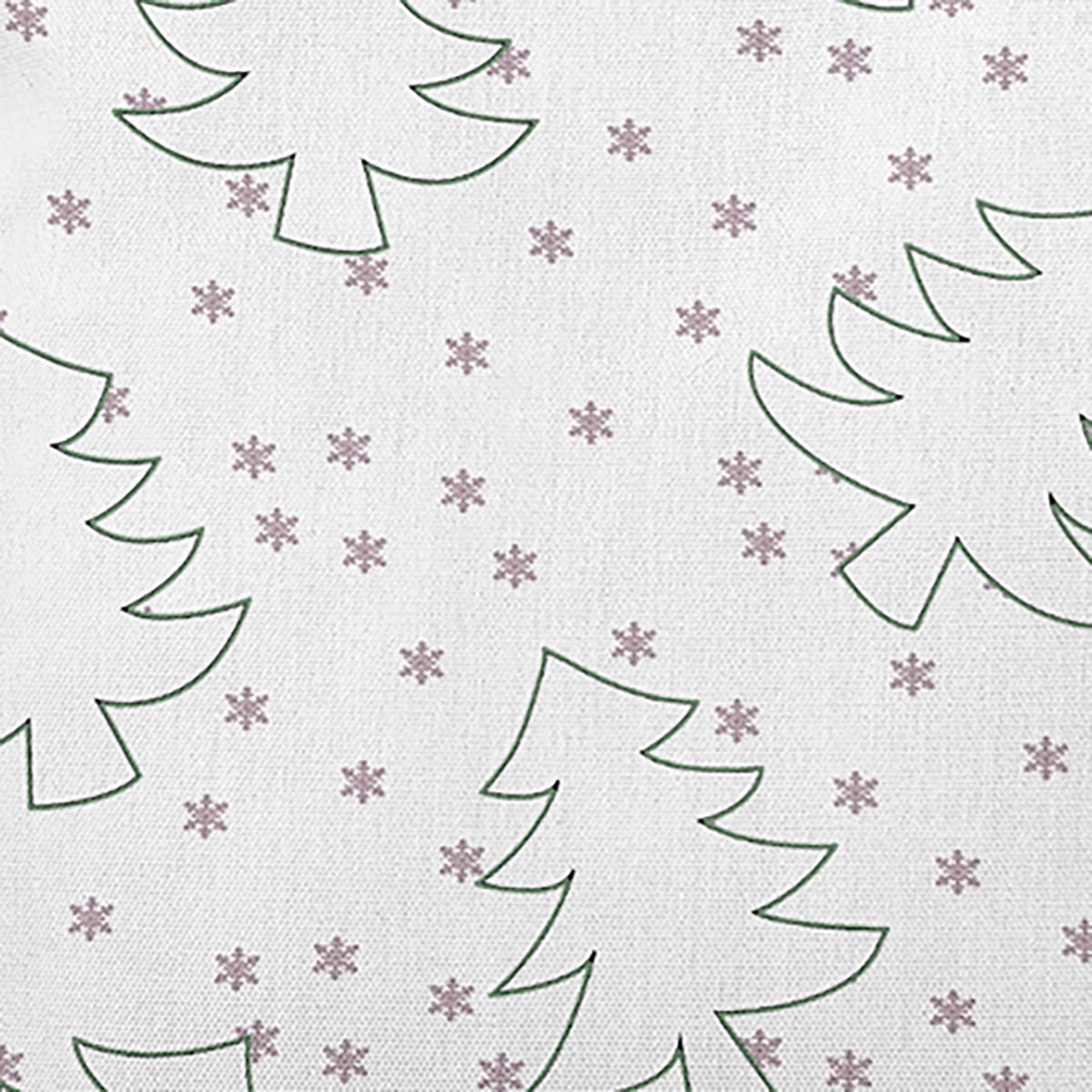 18" x 18" Simply Daisy Tree Outlines Polyester Indoor/Outdoor Pillow, Light Purple Qty 1
