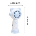 thumbnail image 3 of Miniventilador USB recargable de mano para niños, ventilador de juguete portátil y silencioso de escritorio con viento suave, seguro para niños, 3 velocidades, 3 of 9