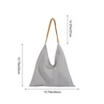 thumbnail image 3 of Speckle Print Canvas Tote Bag, Oversized One Shoulder Handbag with Large Storage Space for Books Groceries and Personal Belongings, Reusable Daily Carry Bag for Commuting Shopping Travel, 3 of 6