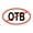 White, variant on CafePress - OTB Oval Sticker - Sticker (Oval)