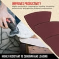 thumbnail image 5 of ProductionShop Premium 800 Grit Triangle Mouse Detail Sander Sandpaper Sheets, Box of 45 - Hook & Loop, Triangular Shaped Mouse Disc Pads - Oscillating Multi-Tools - Woodworking, Sand Furniture Paint, 5 of 6
