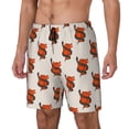 thumbnail image 2 of Haiem Snake Around Heart Mens Swim Trunks with Compression Liner 2 in 1 Swimming Shorts Stretch Swimwear Quick Dry,Board Shorts-3X-Large, 2 of 9