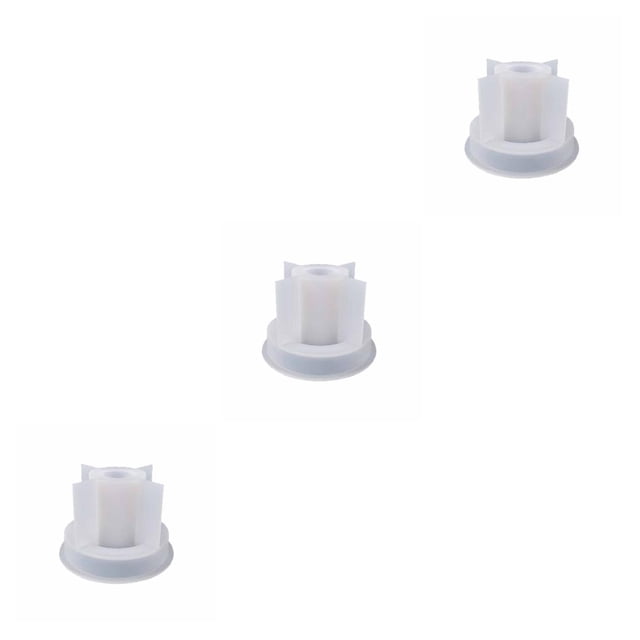 Unatoiry Kids Candle Holder Silicone Mold Home Portable Reusable High Temperature Resistant Candlestick Base Mould DIY Crafting Medium 3Set