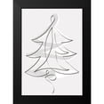 thumbnail image 2 of Design Fabrikken 18x24 Black Modern Framed Museum Art Print Titled - Merry Christmas 2, 2 of 5