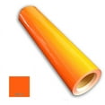 thumbnail image 2 of INTBUYING 1Yard 20inch PU Vinyl Film for T-Shirts Heat Press Transfer HTV Cutting Plotter Craft (Orange), 2 of 6