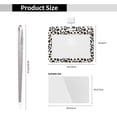 thumbnail image 3 of Kdxio Heart Leopard Card Badge Holder Work Badge Sleeve for Office, School, Factory, ID Credit Cards, Driver Licenses and Passes, 3 of 7