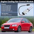 thumbnail image 2 of Módulo de control del ventilador de enfriamiento Unique Bargains No.1137328558 para Ford Focus, Mazda 3 Sport, Volvo C30 V50 C70 S40 04-10, 2 of 7