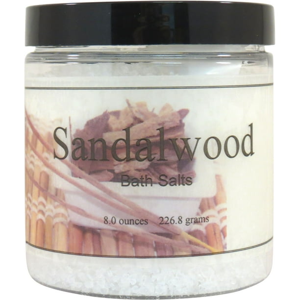 Sandalwood Bath Salts, 8 ounces