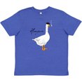 thumbnail image 3 of Inktastic French Goose says Honque Youth T-Shirt, 3 of 5