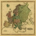thumbnail image 2 of Tanner, Henry 12x12 White Modern Wood Framed Museum Art Print Titled - Europe, 1823 - Tea Stained, 2 of 4