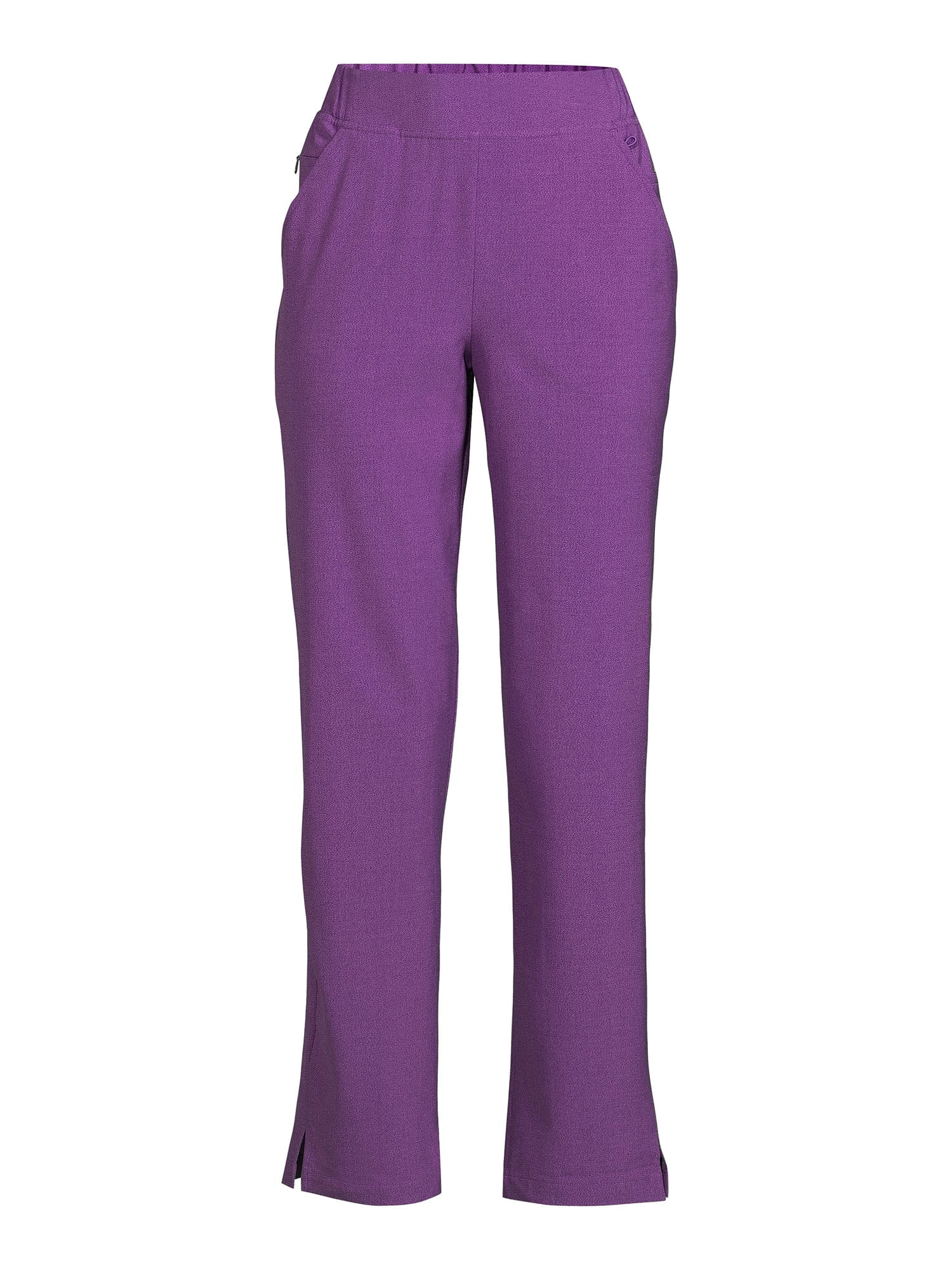 ClimateRight by Cuddl Duds Modern Fit Straight-Leg Flat Front Scrub Pant (Women's Petite), 1 Count, 1 Pack