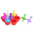thumbnail image 1 of Molde para hacer helados, molde de silicona reutilizable para cocina y hogar, muy recomendable, 1 of 12