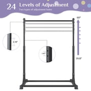 Primy 230LBS Gymnastics Bar for Kids, 39~61inches Adjustable Height Gymnastic Horizontal Bars, Stable Gymnastics Equipment Junior Training Bar for Home Using for Children