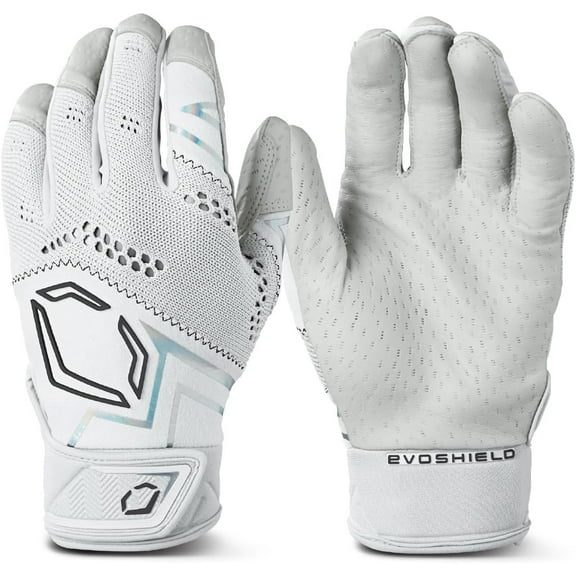 EvoShield Pro-SRZ V2.0 Batting Gloves - White, Adult L