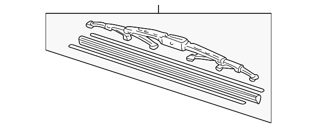 Genuine OE Honda Blade Assembly - 76620-S2A-A03