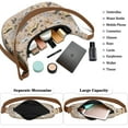 thumbnail image 3 of Fashion Shoulder Bag for Women – Trendy Yet Practical, Water-Resistant, Puppy, Dogs and flowers print, Cute Pet, Funny dog illustration Style Lightweight Bag, 3 of 5