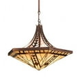 thumbnail image 4 of Meyda Tiffany 98194 Sonoma Six Light Bowl Pendant - Cinnamon Coffee Metallic, 4 of 6