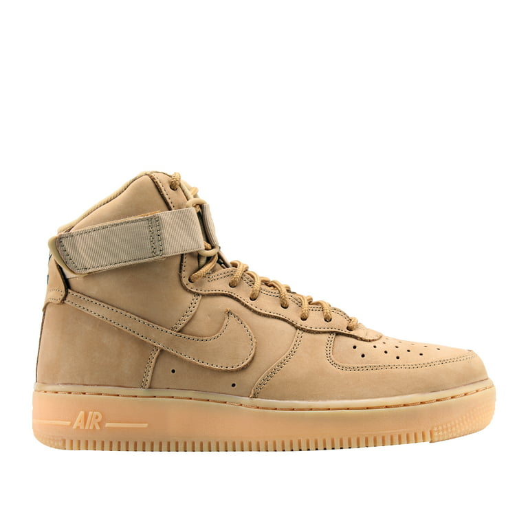 Mens Nike Air Force 1 High '07 LV8 Wheat Flax Gum Brown 882096-200 